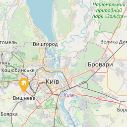 дом с бассеином для отдыха возле Киева на карті